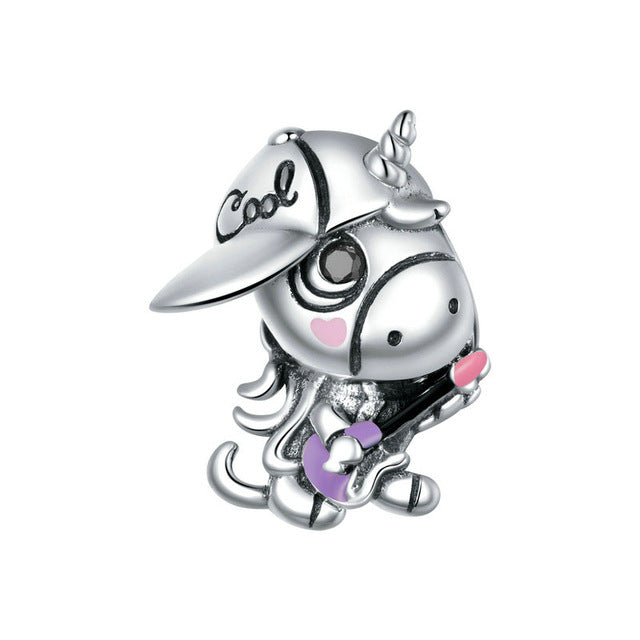 Music Unicorn Charm
