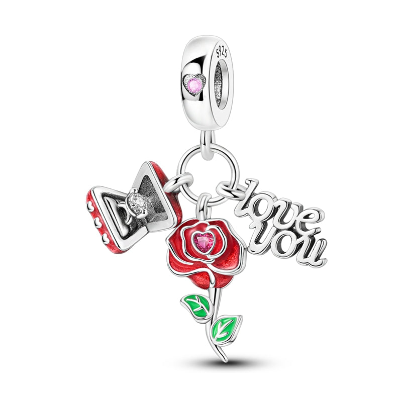 Valentine's Day Rose Oath Charm