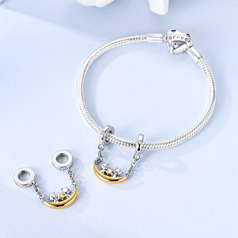 Moon Boat Charm