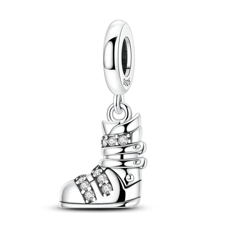 Winter Ski Boot Charm