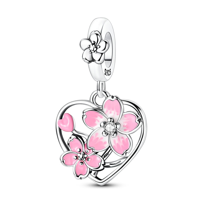 Spring Rotating Cherry Blossom Charm