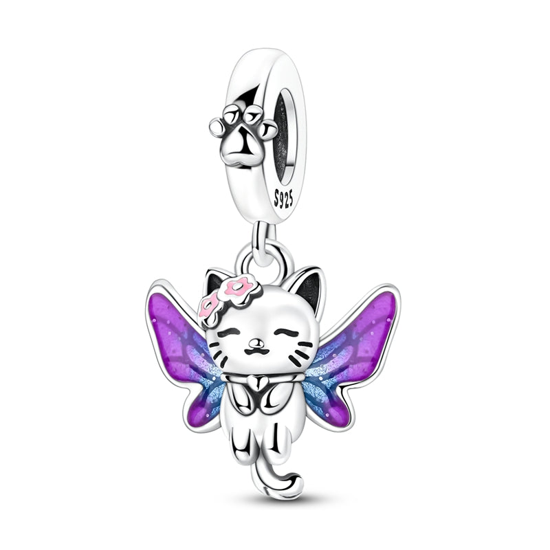 Spring Butterfly Cat Charm