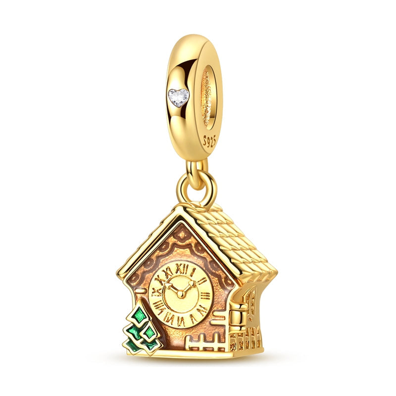 Openable Cuckoo Clock Charm