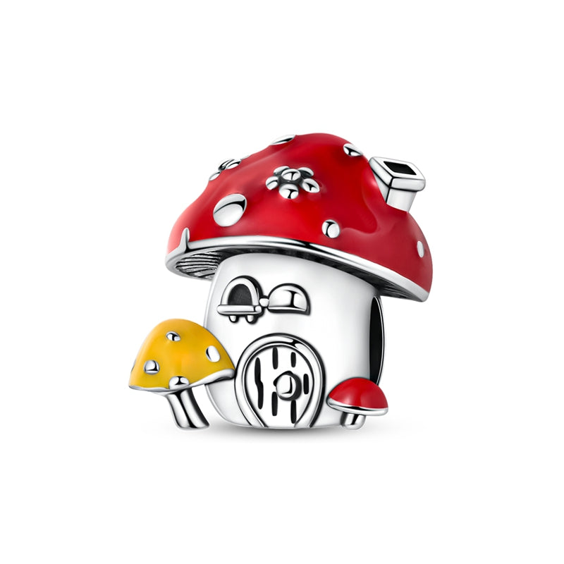 Spring Mushroom House Charm