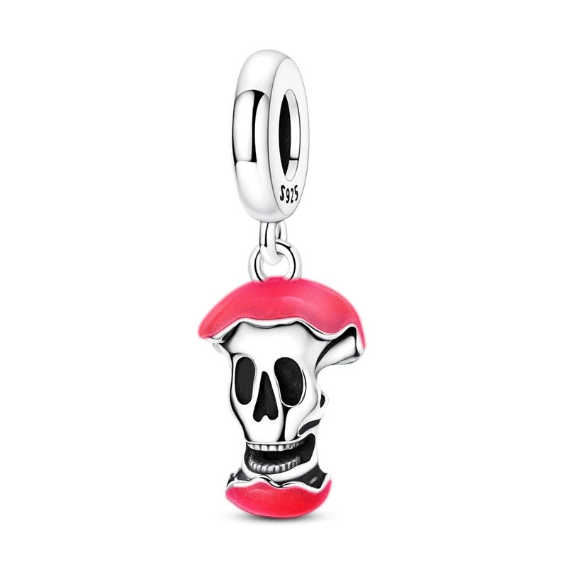 Apple Skull Charm