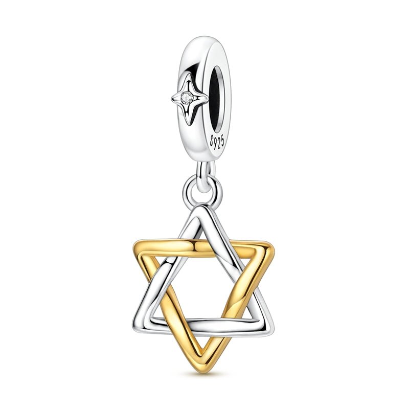 Hollowed-Out Six-Pointed Star Charm