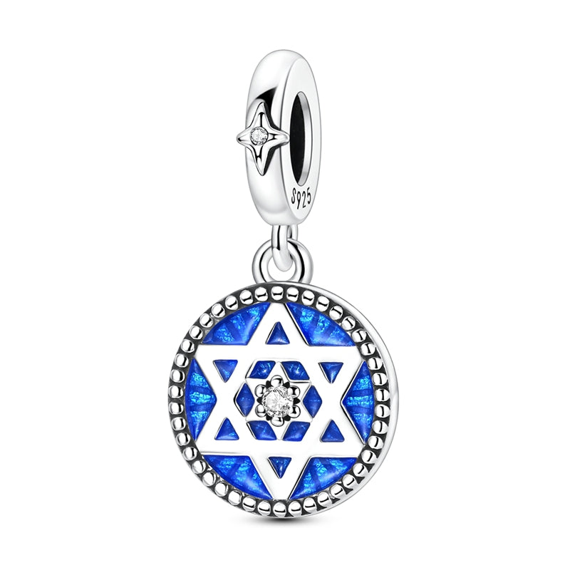 Starry Sky Hexagram Charm