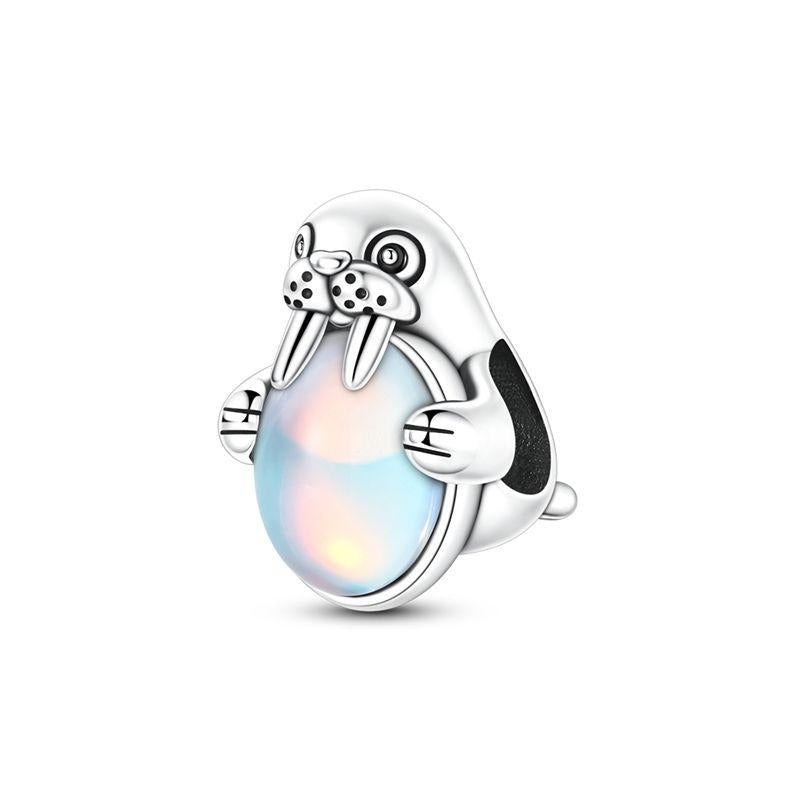 Walrus Heart Charm