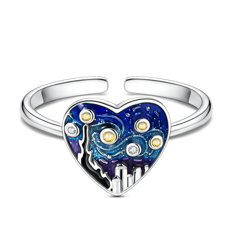 Van Gogh Starry Sky Ring