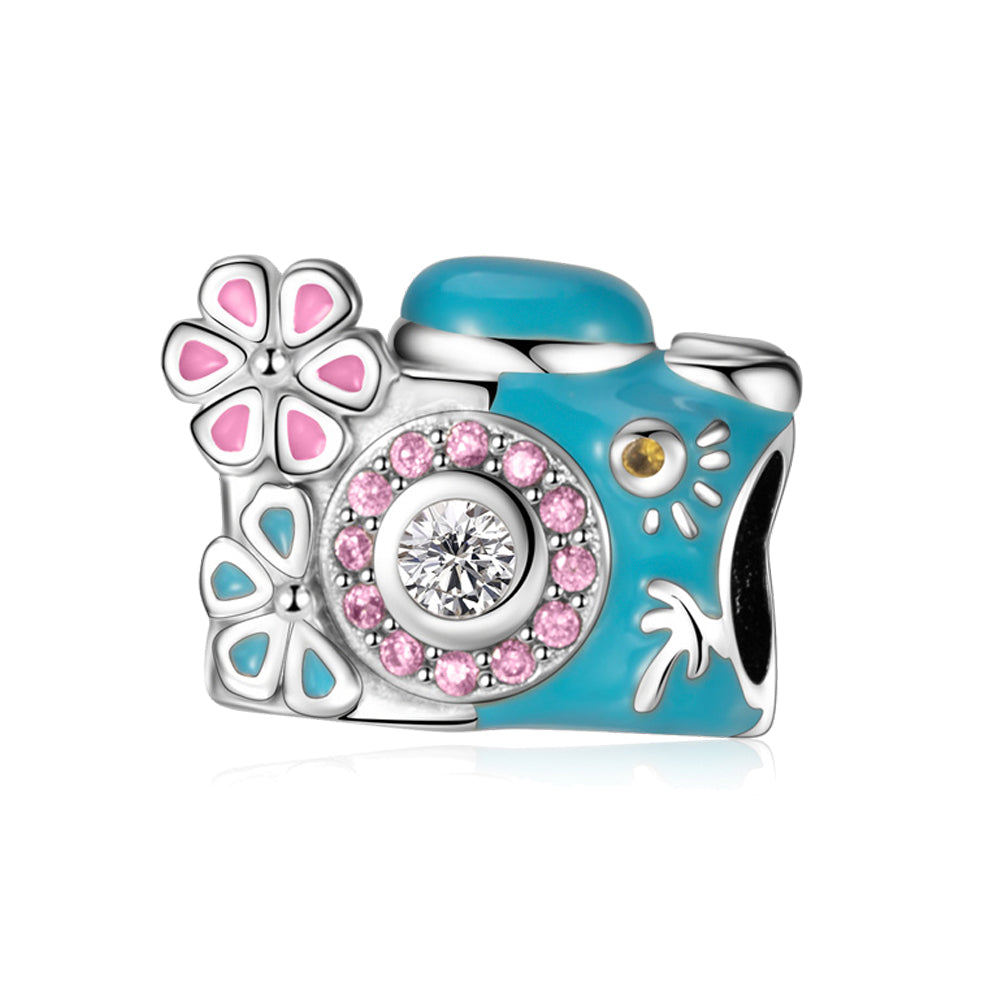 Flower Camera Charm