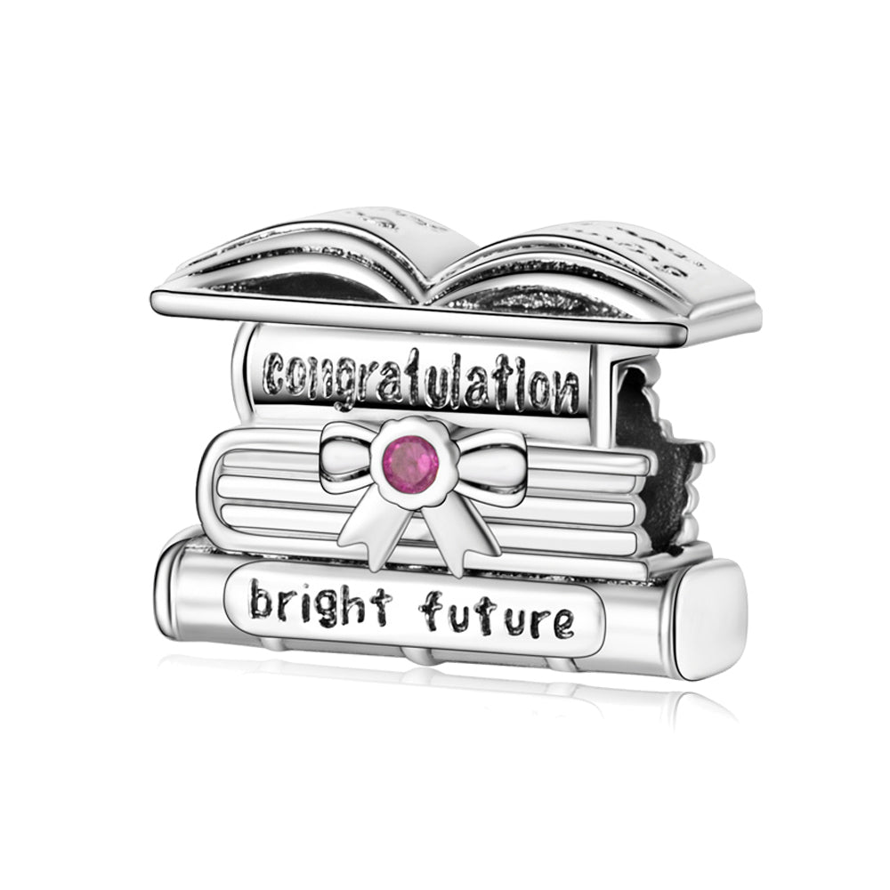 Book with a Bright Future Charm