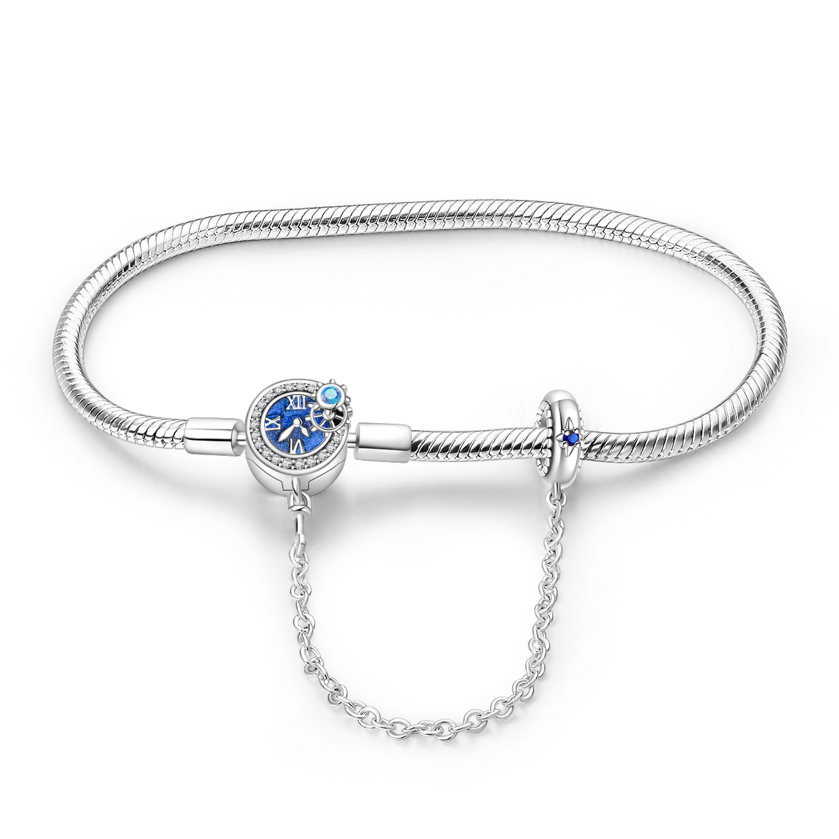 Time Disc Charm Bracelet