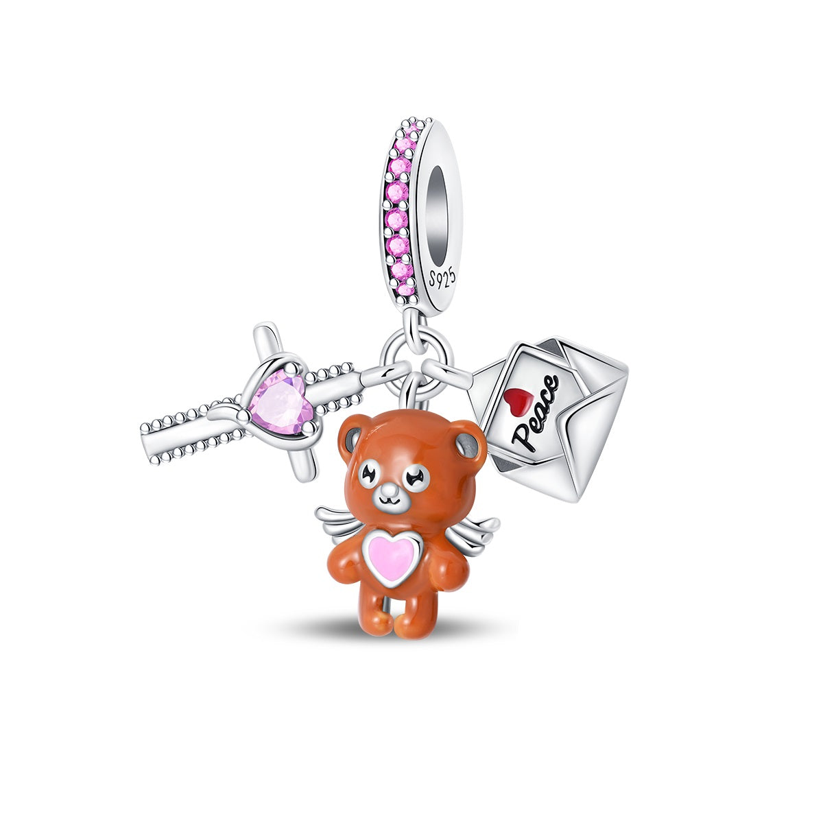 Anti-War Wish Bear Charm