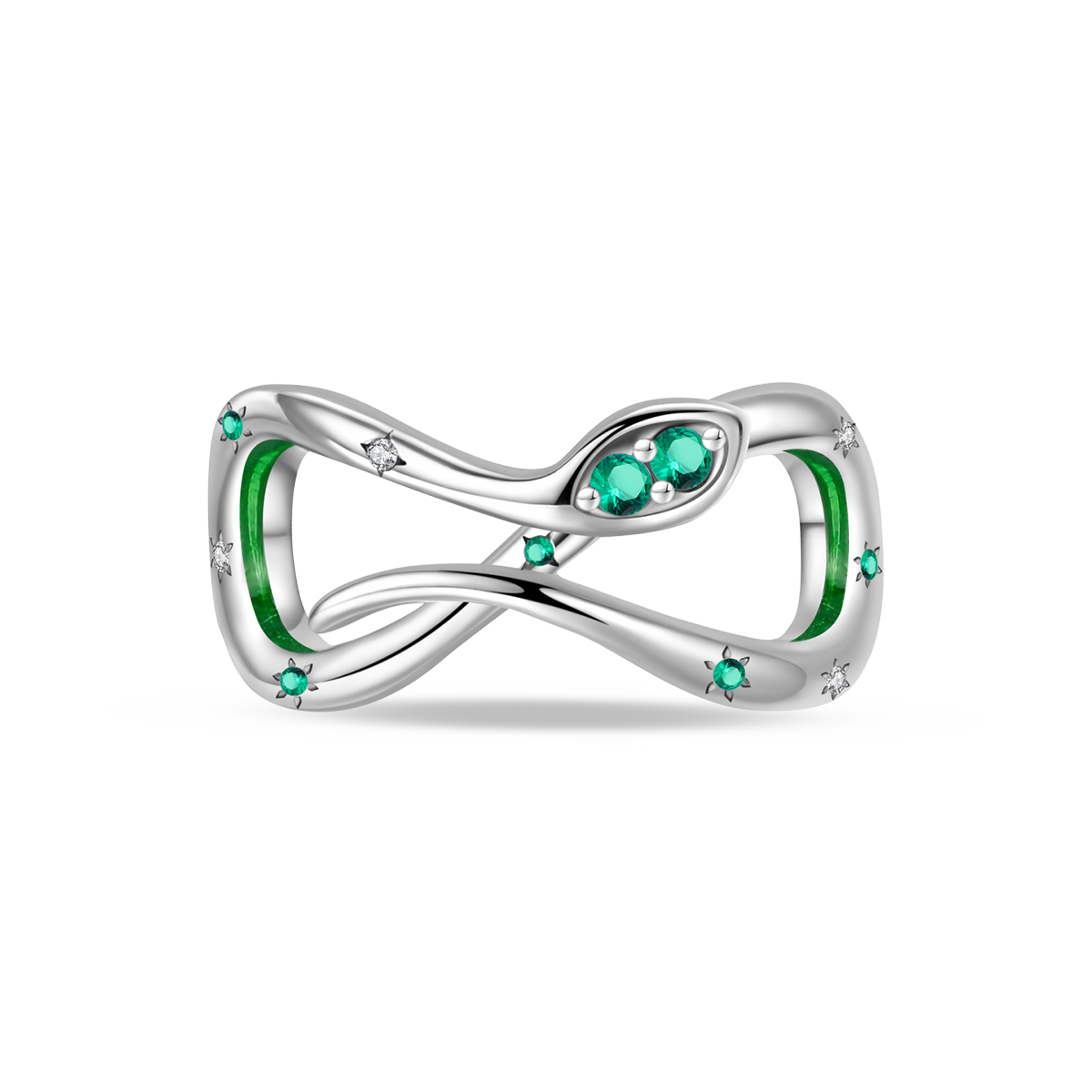 Green Lines Charm