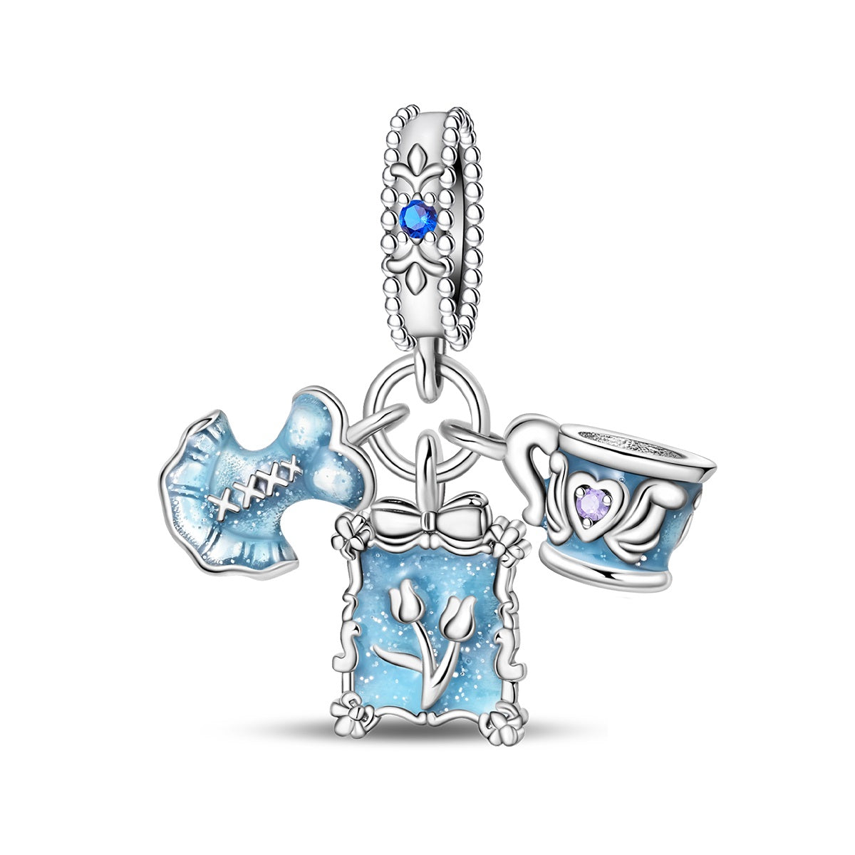 Classic Princess Afternoon Tea 2-Piece Charm Set