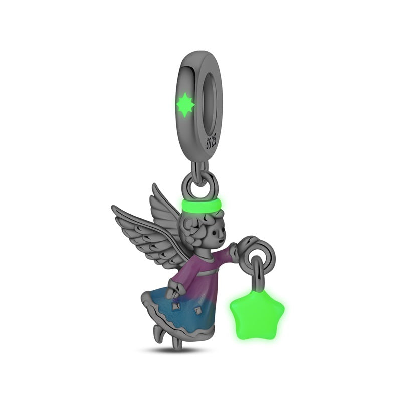 Lantern Angel Charm