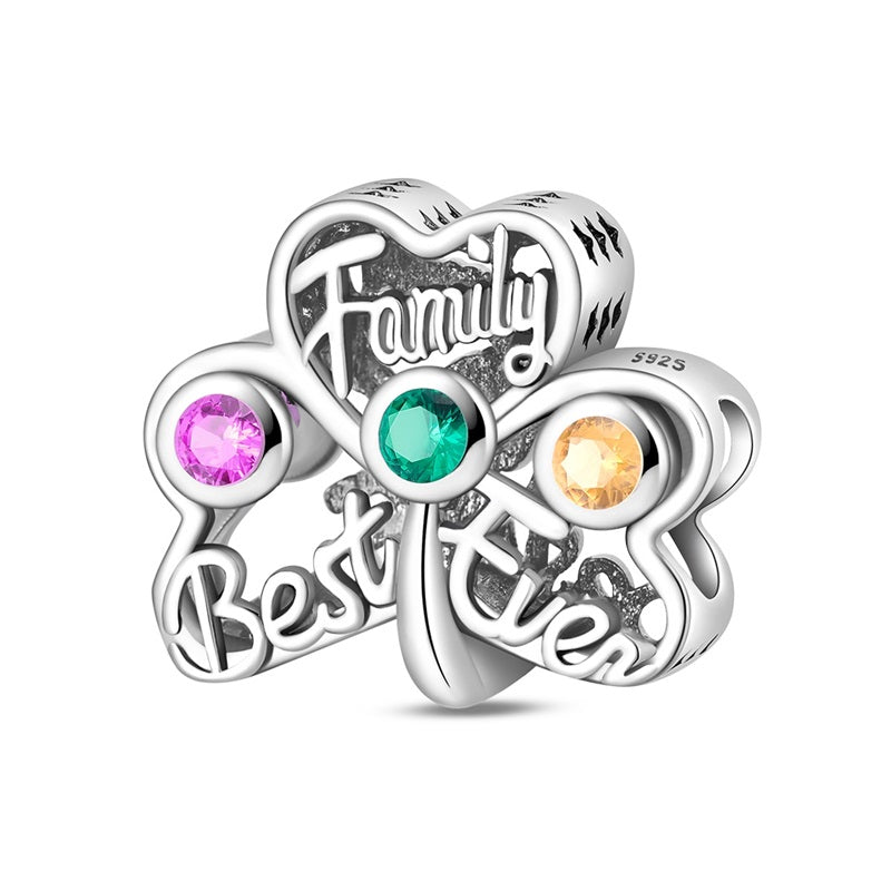 The Best Family Clover Charm