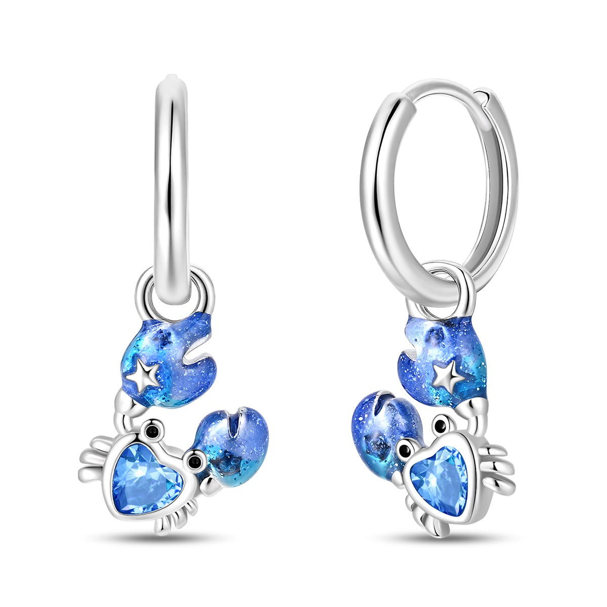 Fun Underwater Crab Earrings