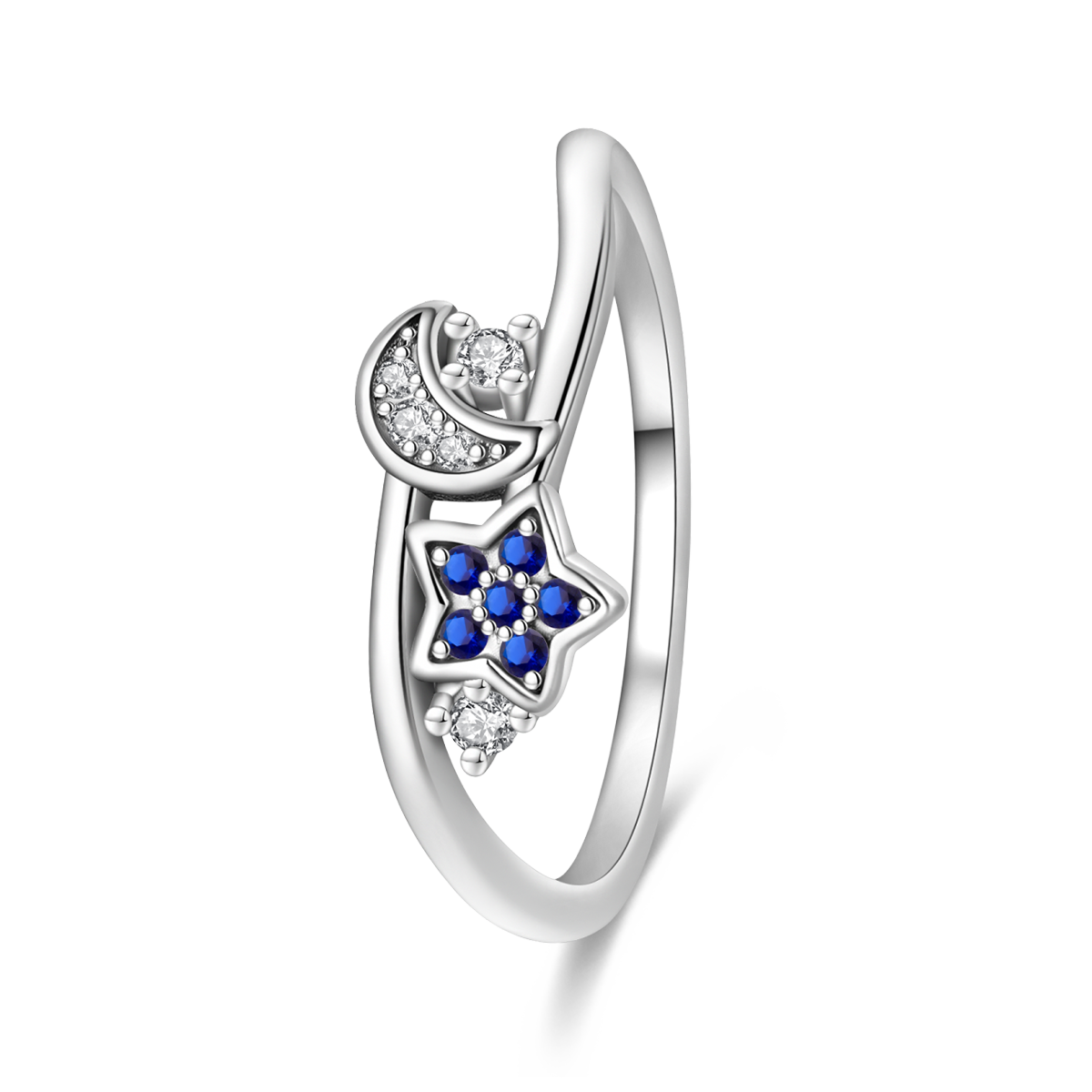 Star Moon Ring