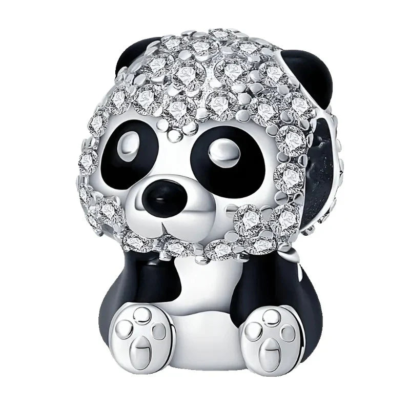 Panda Crystal Charm