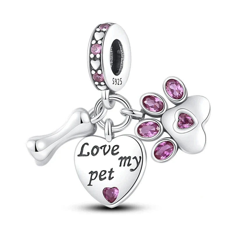 Love My Pet Triple Charm