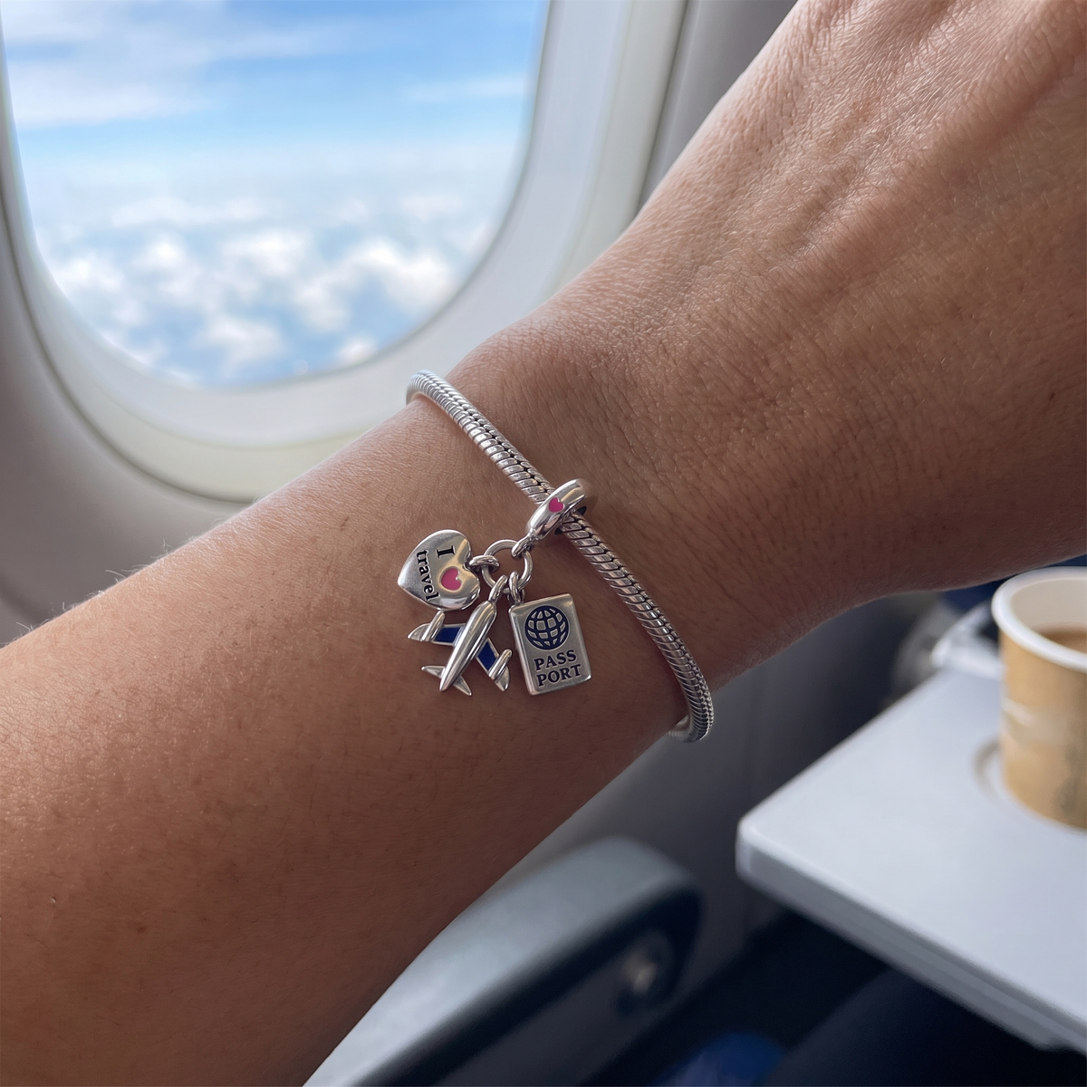 I Love Travel Charm
