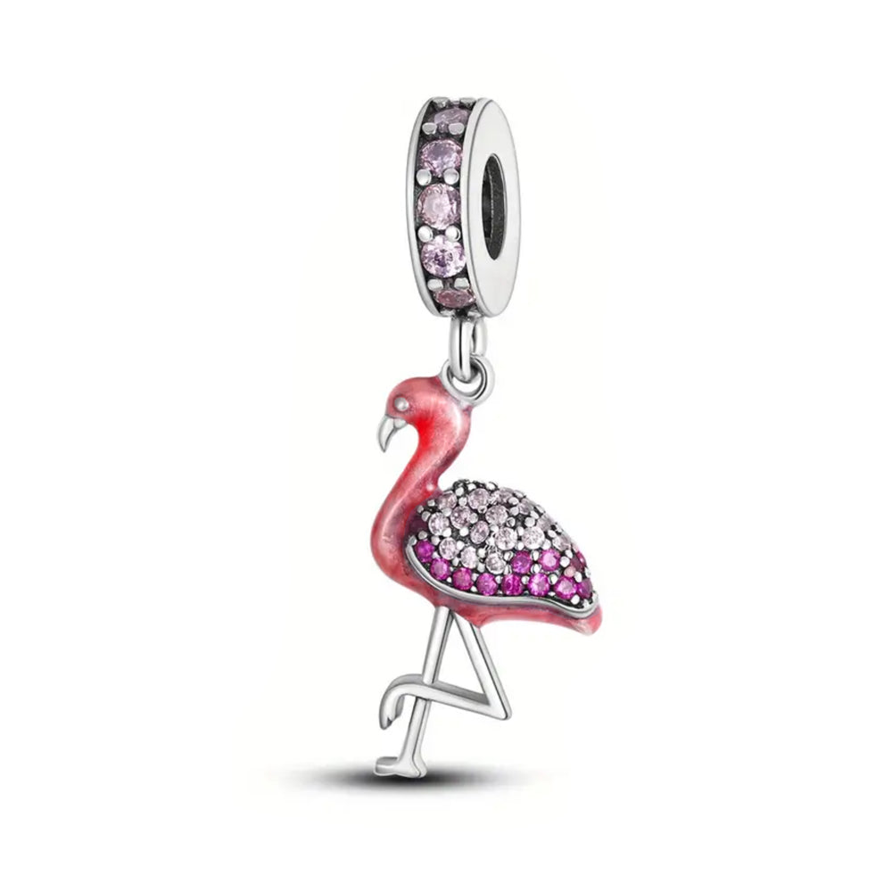 Pink Flamingo Charm