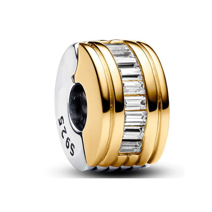 Half Gold and Silver Charm