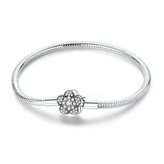 Petal Flower Charm Bracelet