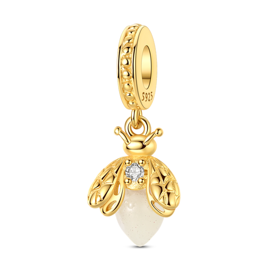 Golden Firefly Charm