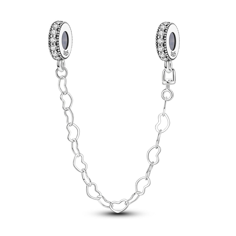 Heart-to-Heart Rubber Plug Safety Chain