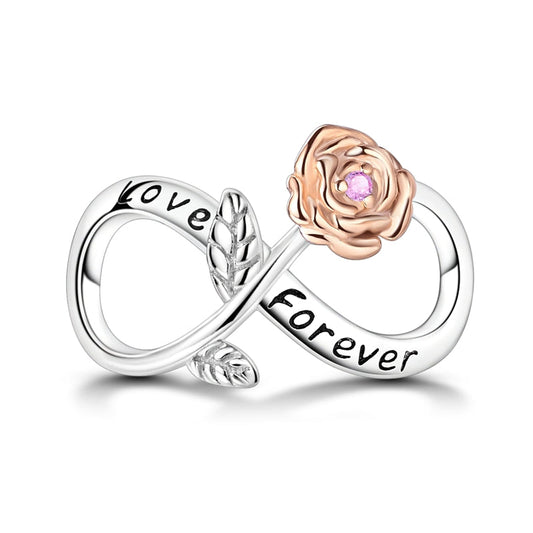 Valentine's Day Infinite Rose Charm