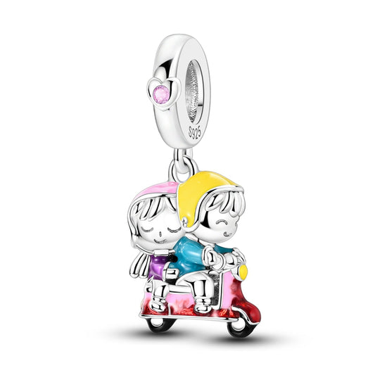 Valentine's Day Couple Tram Charm