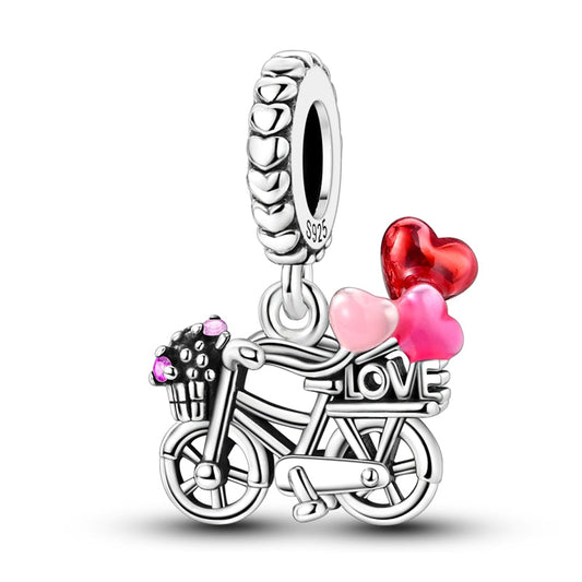 Valentine's Day Bicycle Balloon Charm