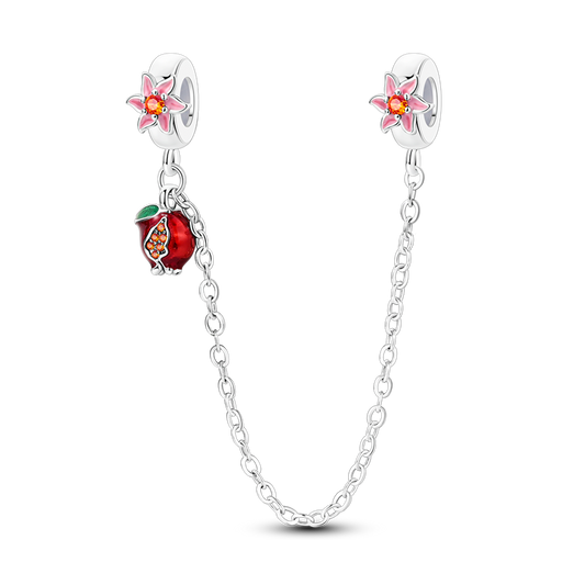 Spring Pomegranate Flower and Fruit Safety Chain