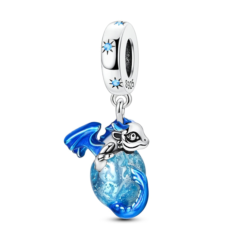 Ice Dragon Egg Charm