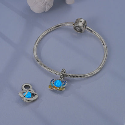 Luminous Colorful Planet Charm