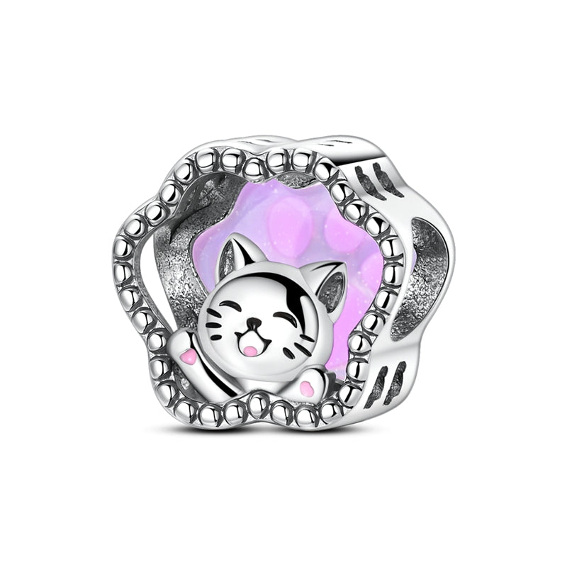 Color-Changing Cute Cat Claw Charm