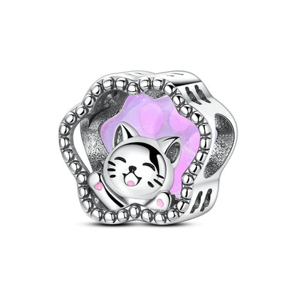 Color-Changing Cute Cat Claw Charm