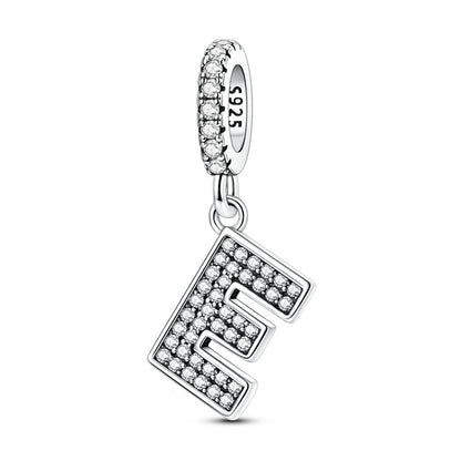 Sparkling Letter Charm