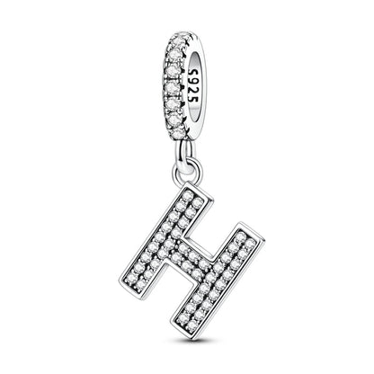 Sparkling Letter Charm