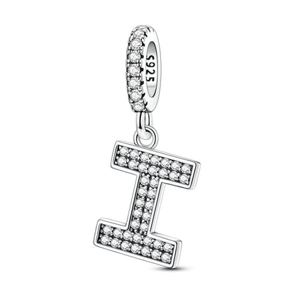 Sparkling Letter Charm