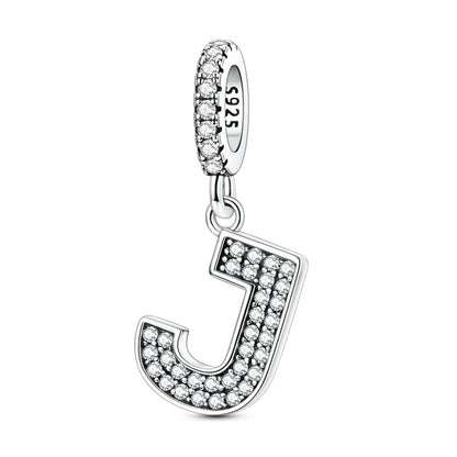 Sparkling Letter Charm