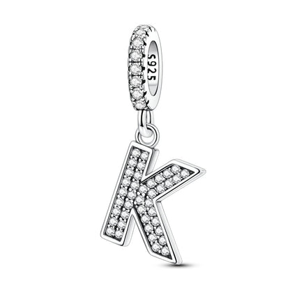 Sparkling Letter Charm