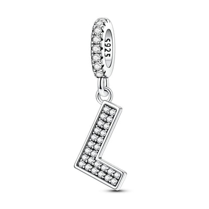 Sparkling Letter Charm
