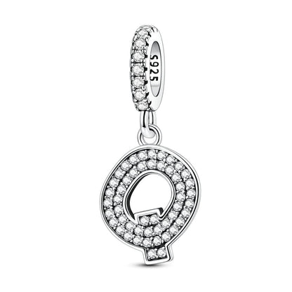 Sparkling Letter Charm