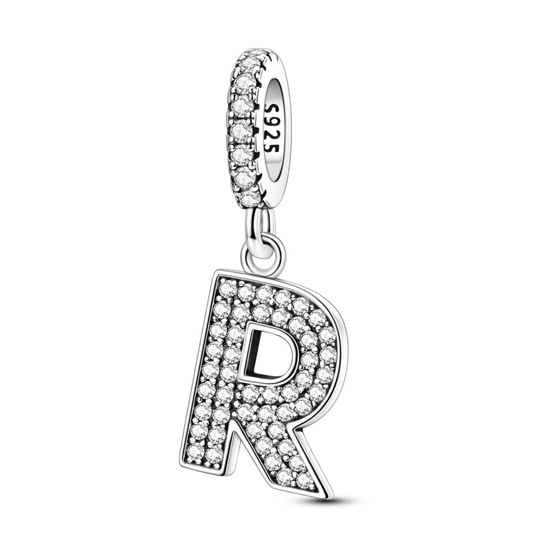 Sparkling Letter Charm