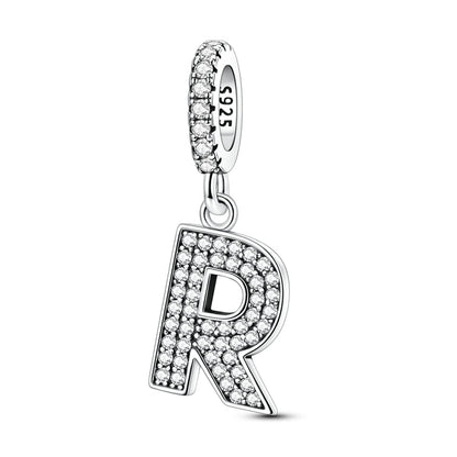 Sparkling Letter Charm