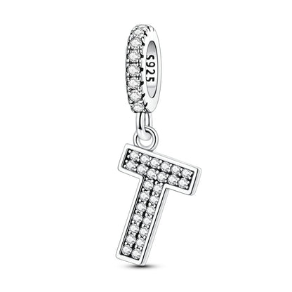 Sparkling Letter Charm