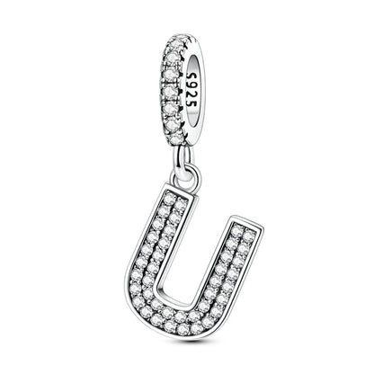 Sparkling Letter Charm